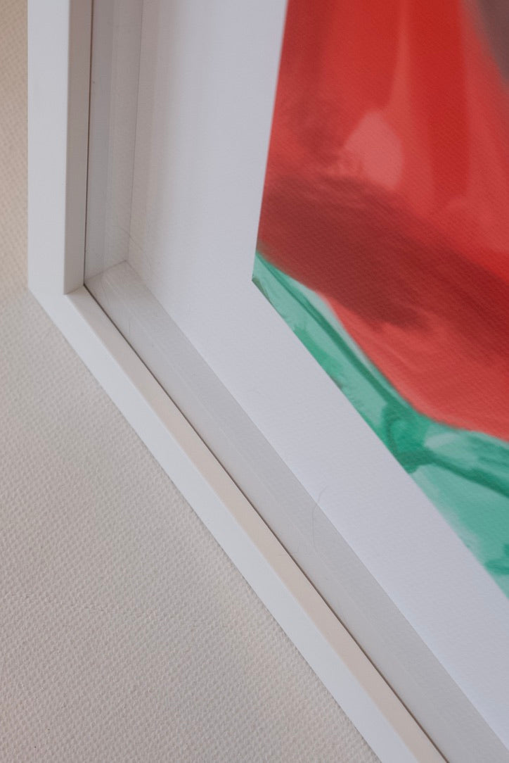 Sample - Ida - 60x60 cm Shadow Box Frame White