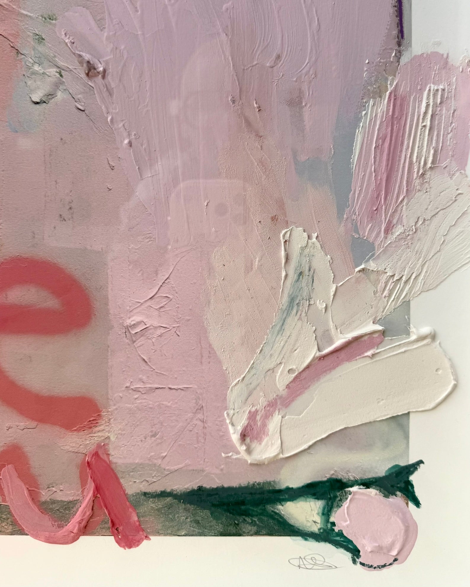 Love You First Textured Art - 2/11