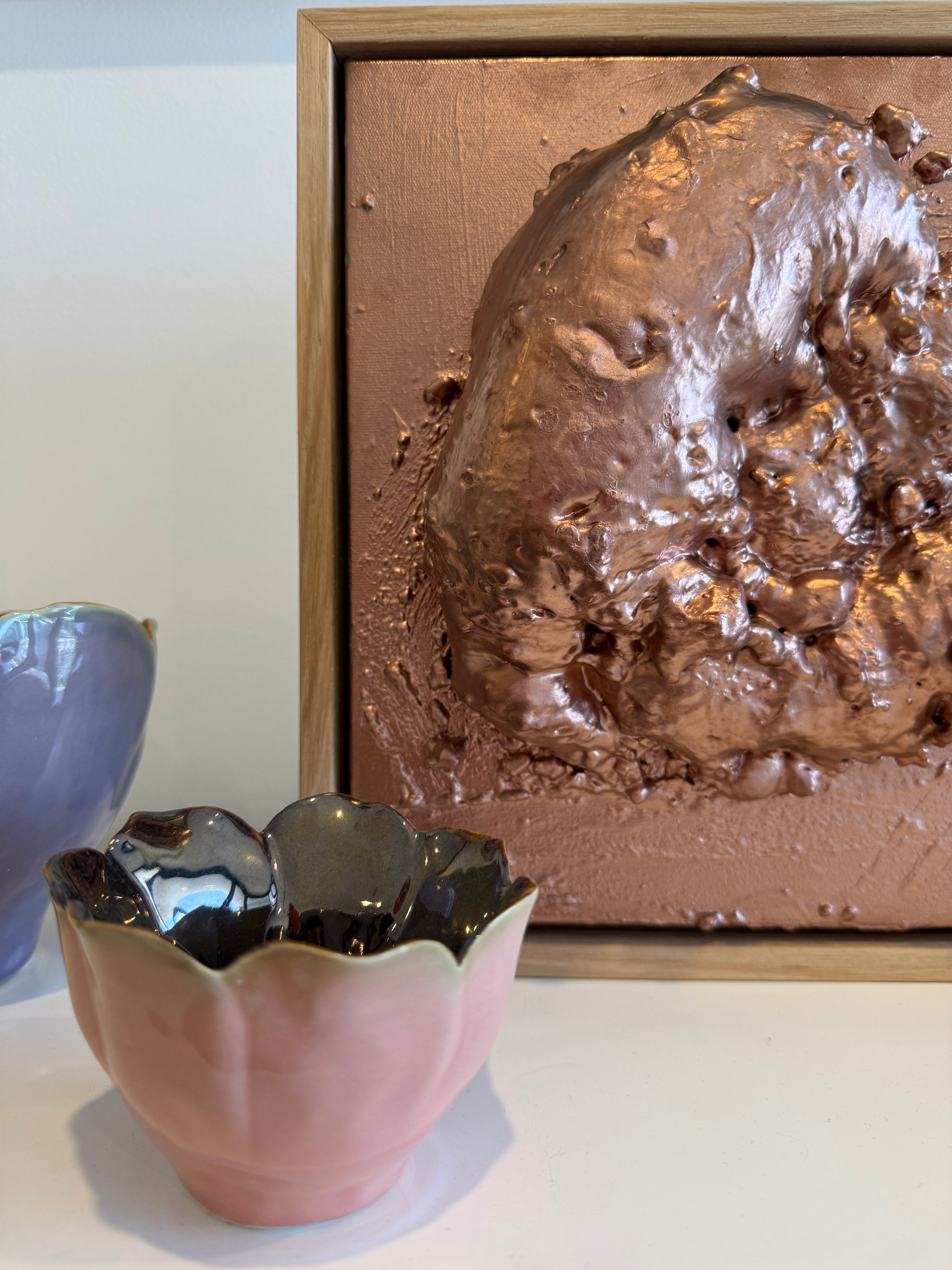 The Heart Art (framed in raw oak)