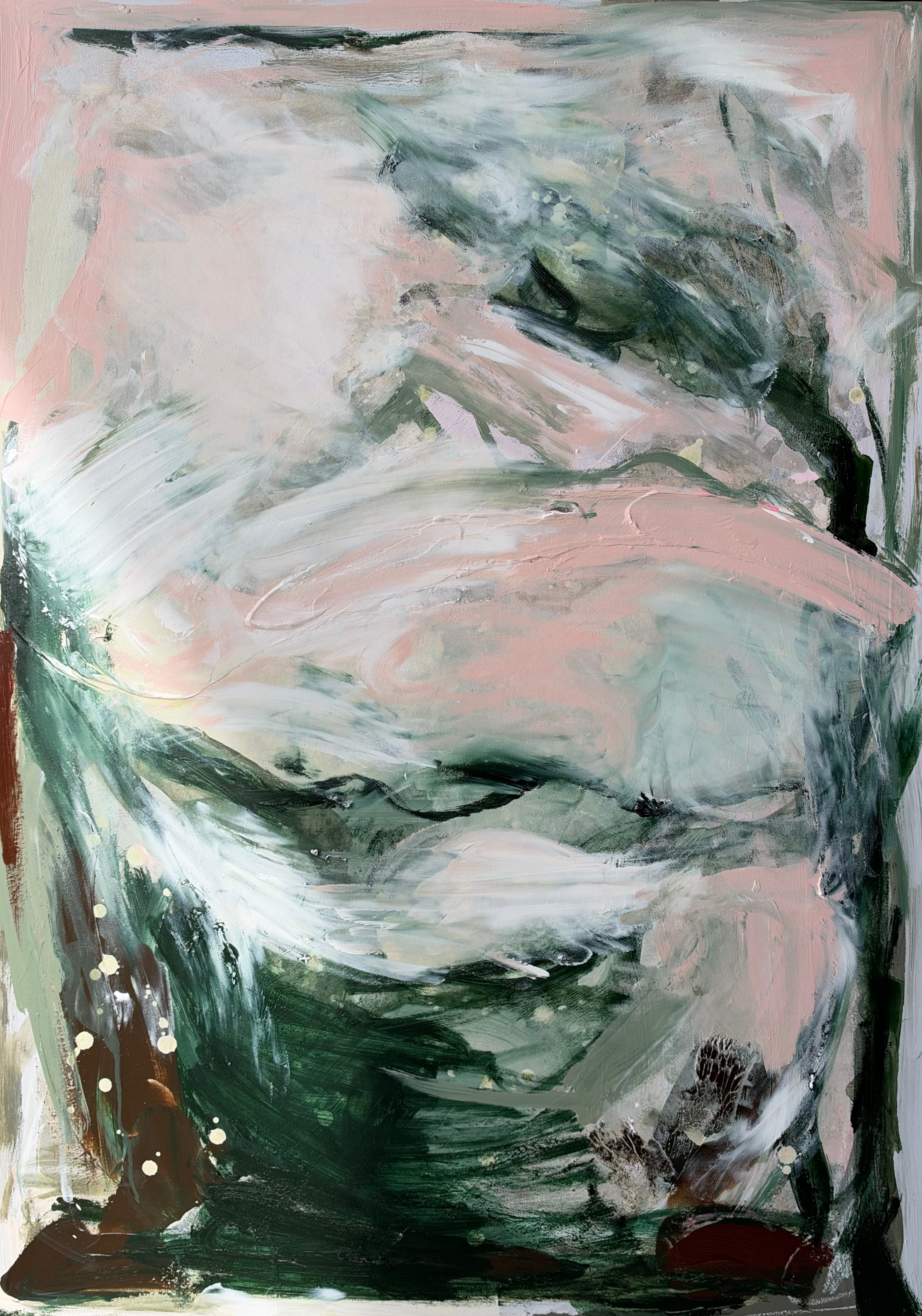 Escapism Original Art (73x103cm) Framed in Raw Oak