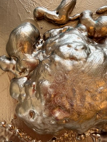 The Mending Heart Art (framed in raw oak)