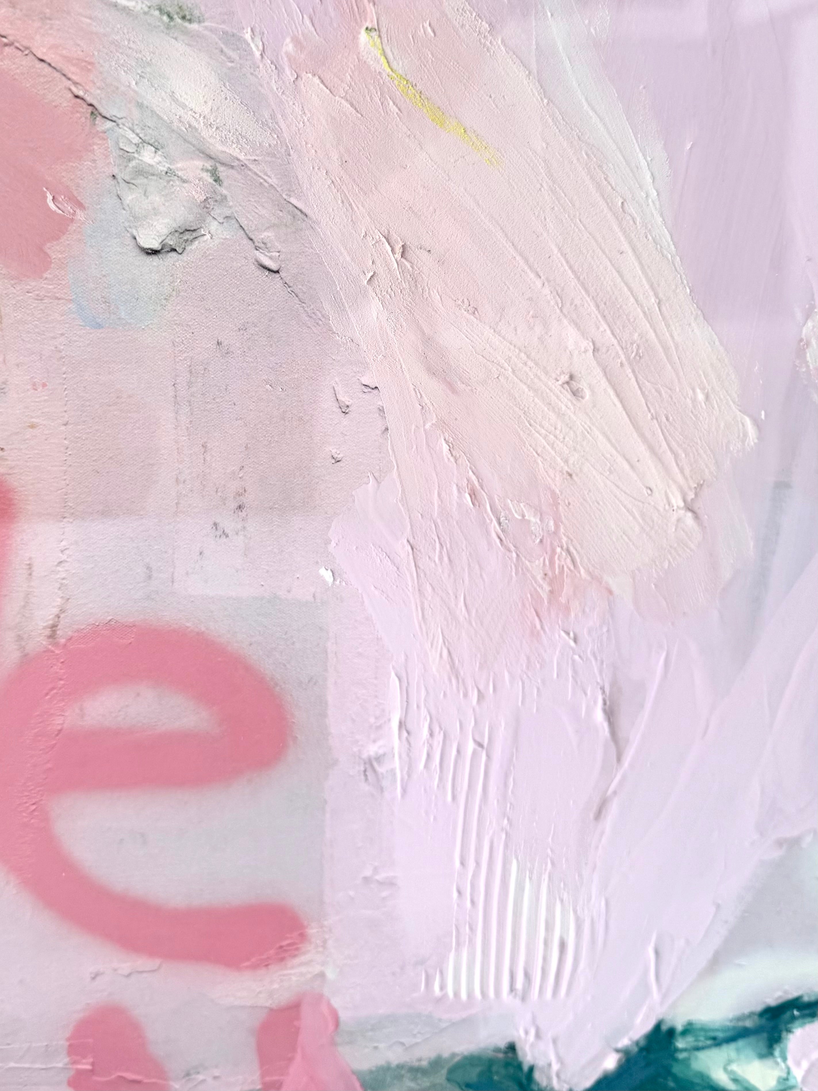 Love You First Textured Art - 3/11 (raw oak frame)