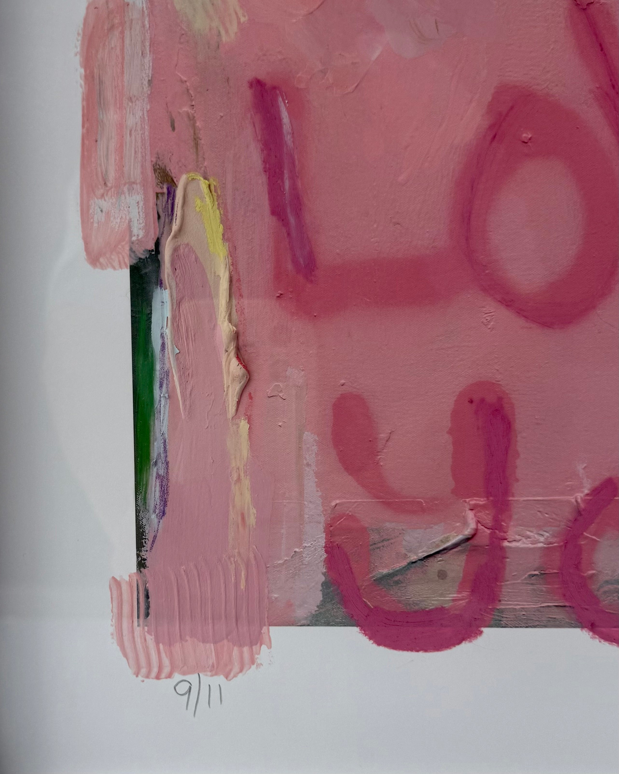 Love You First Textured Art - 9/11