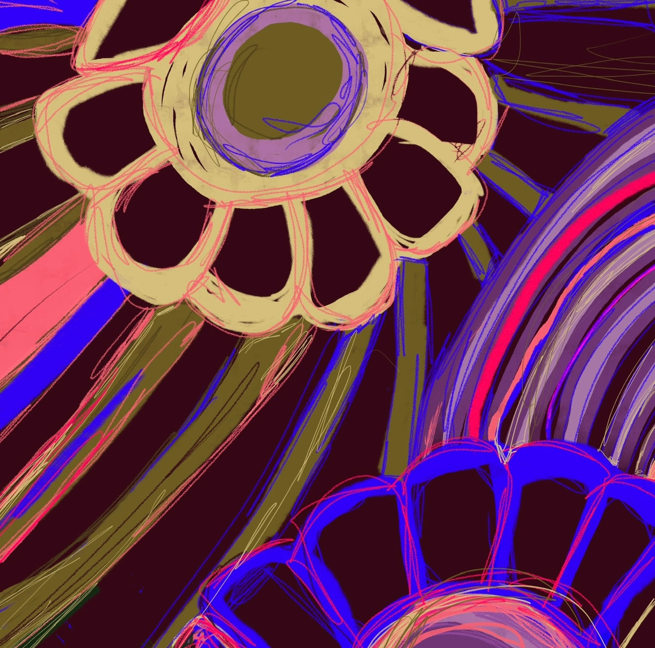 Retro Flowers