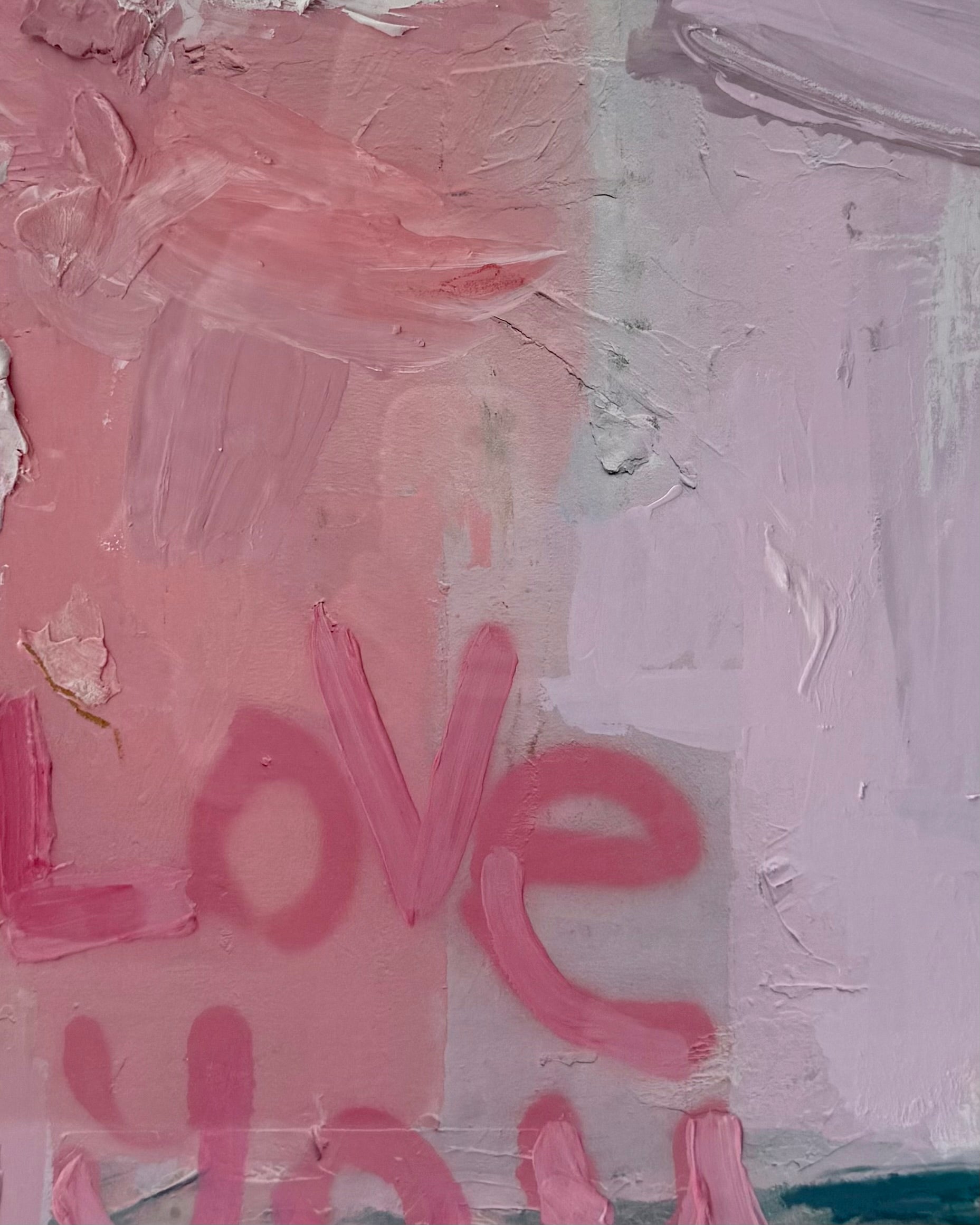 Love You First Textured Art - 11/11