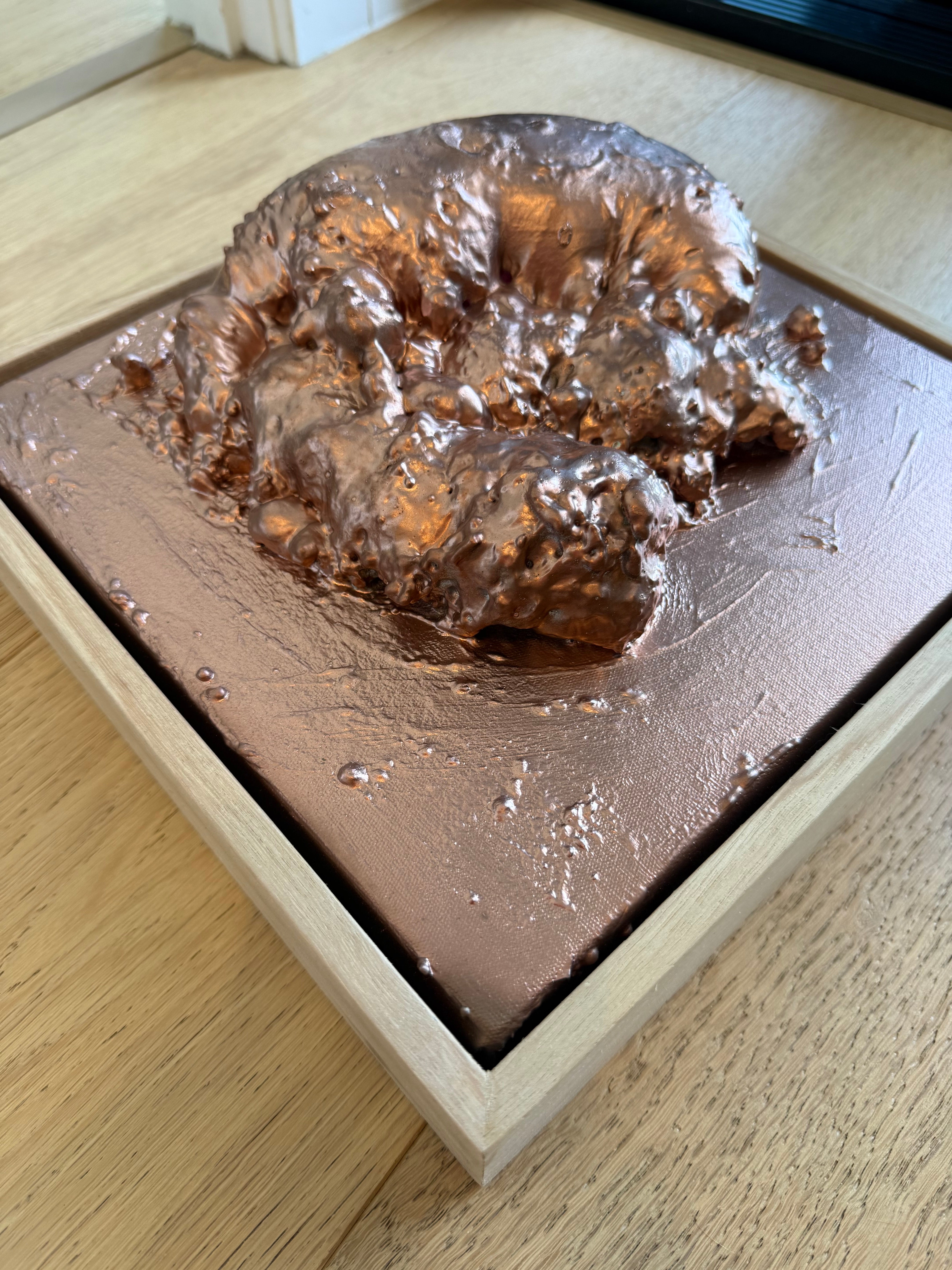 The Heart Art (framed in raw oak)