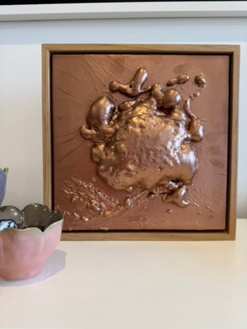 The Mending Heart Art (framed in raw oak)