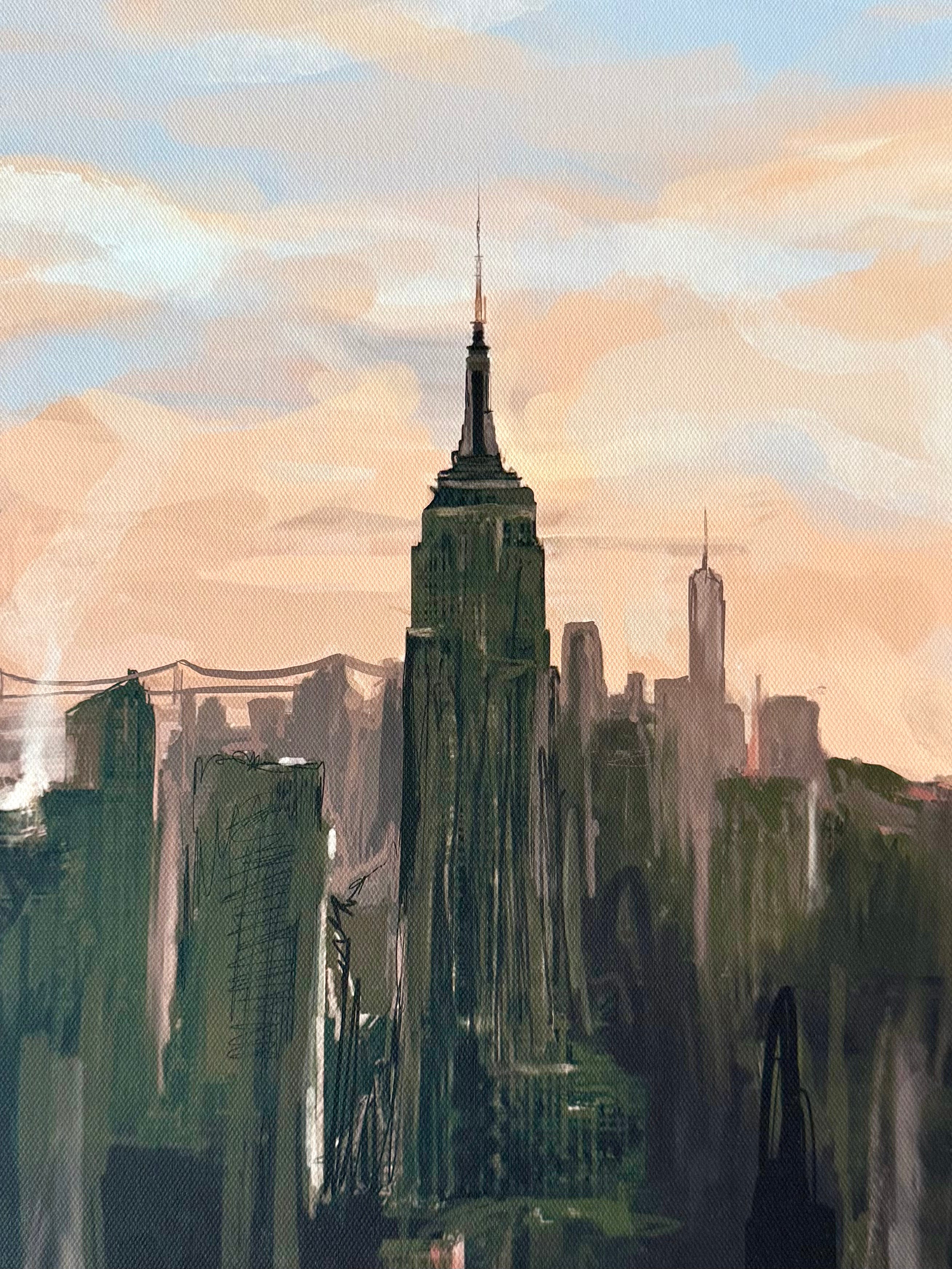 Sample - New York Vibe - 32x44 cm Stretched NO FRAME